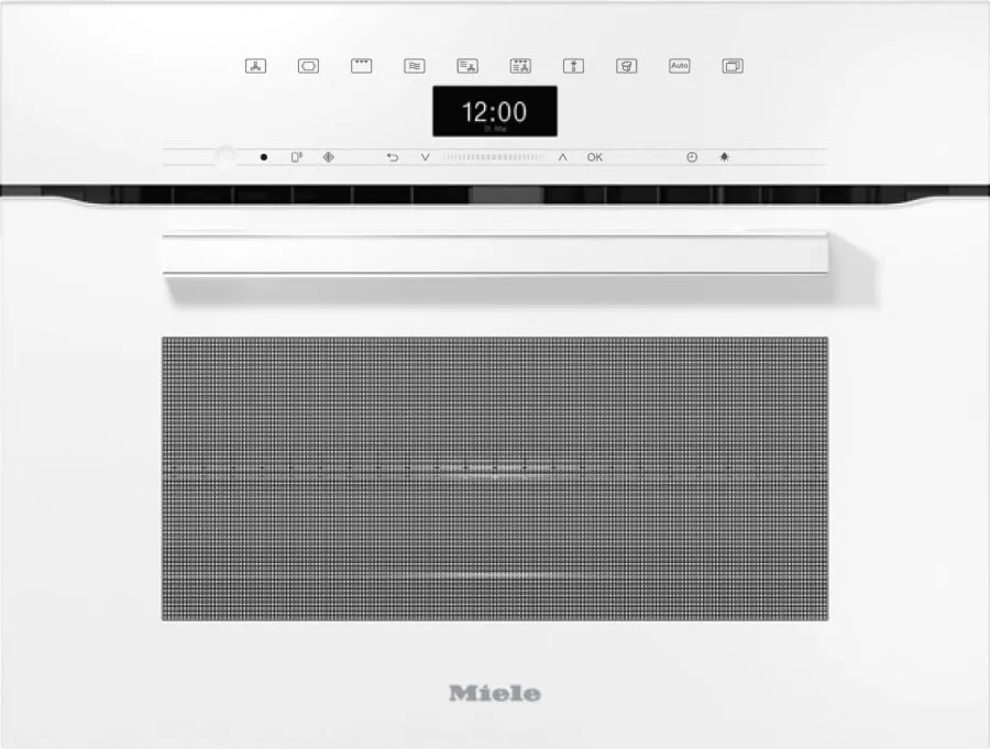 Встраиваемый духовой шкаф с СВЧ Miele H7440BM, белый